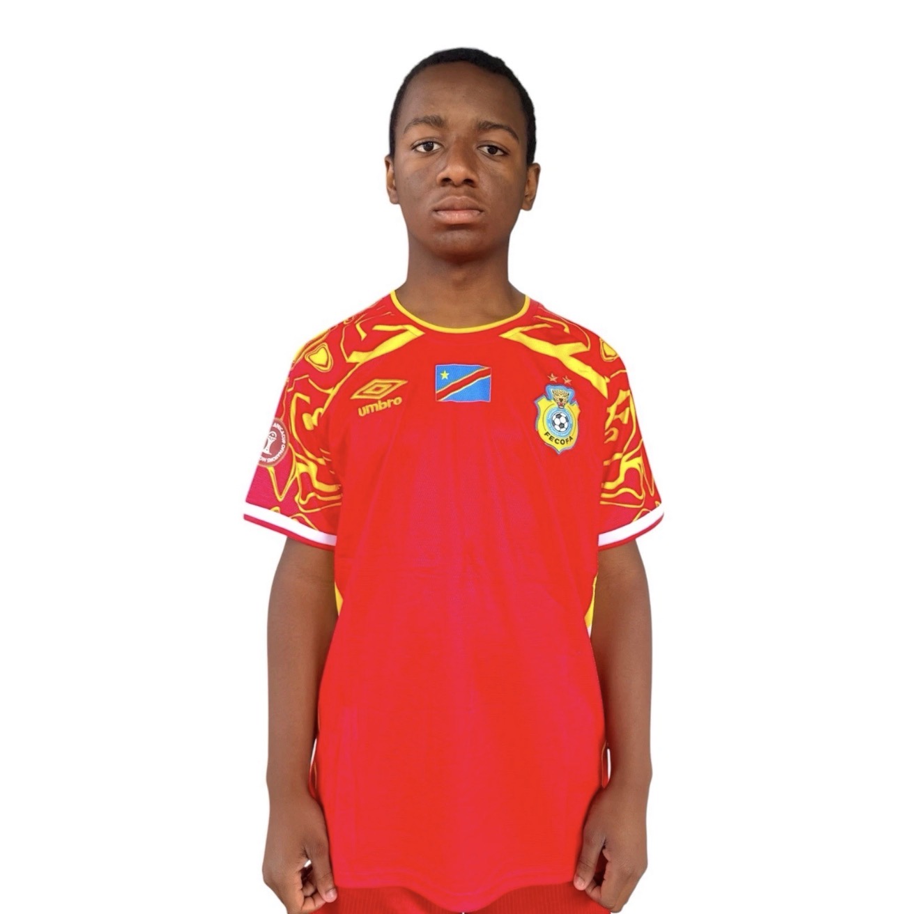 Men And Women High Quality World Cup DR Congo Jersey Red Fan Version