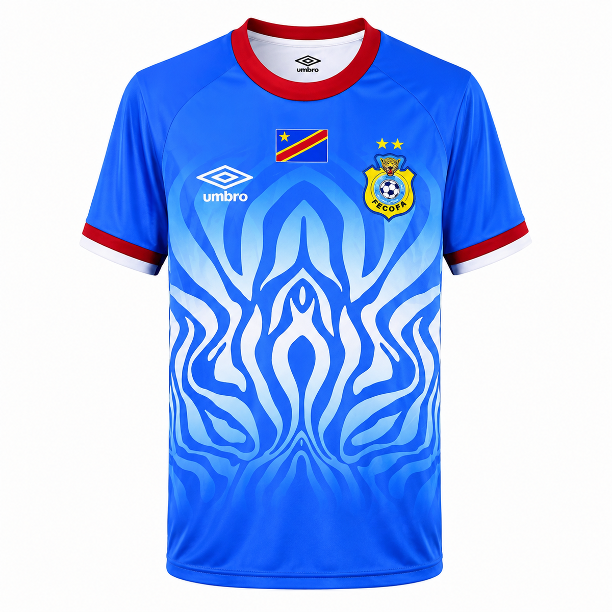 Umbro DR Congo Jersey Blue Fan Version