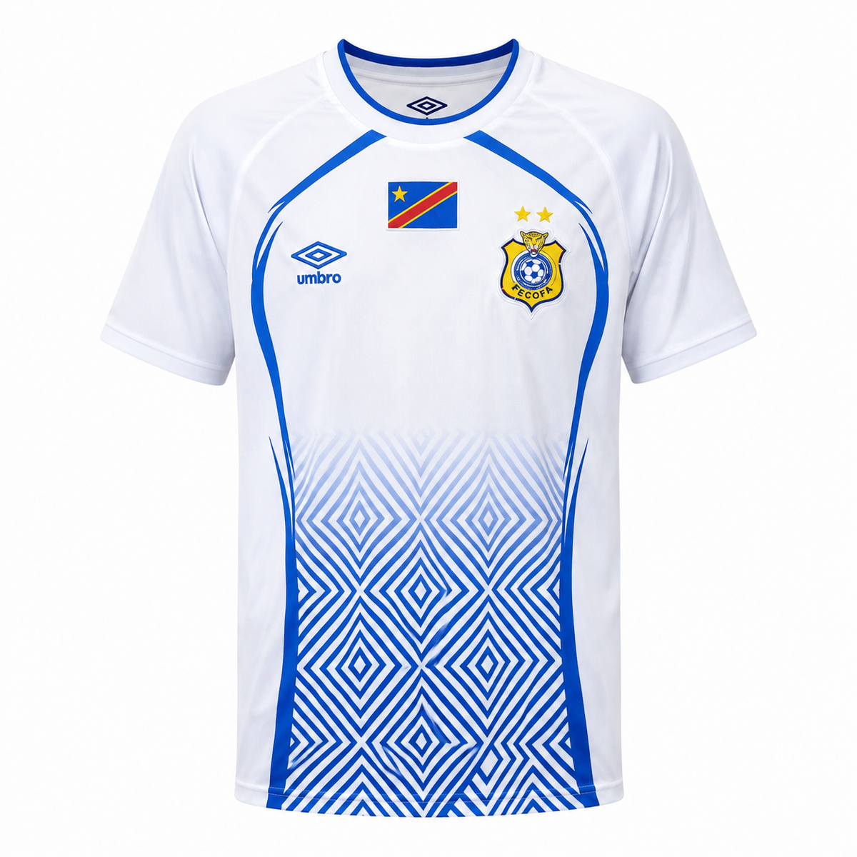 Umbro DR Congo Jersey White Fan Version