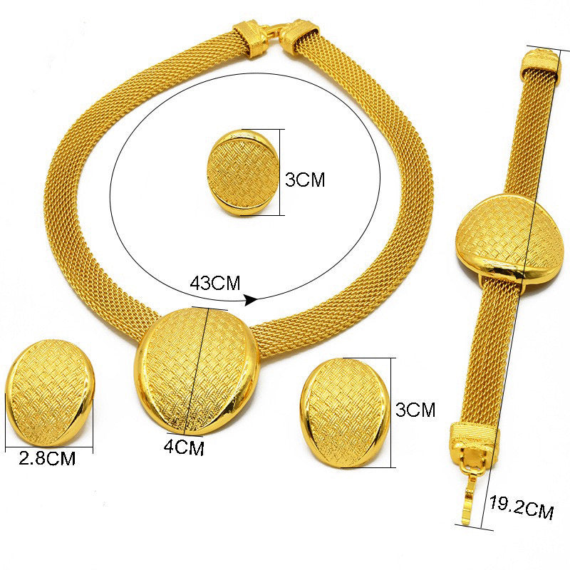 Wedding Women Fashion Accessories Jewelry Indian Dubai Style
Necklace Jewelry Sets