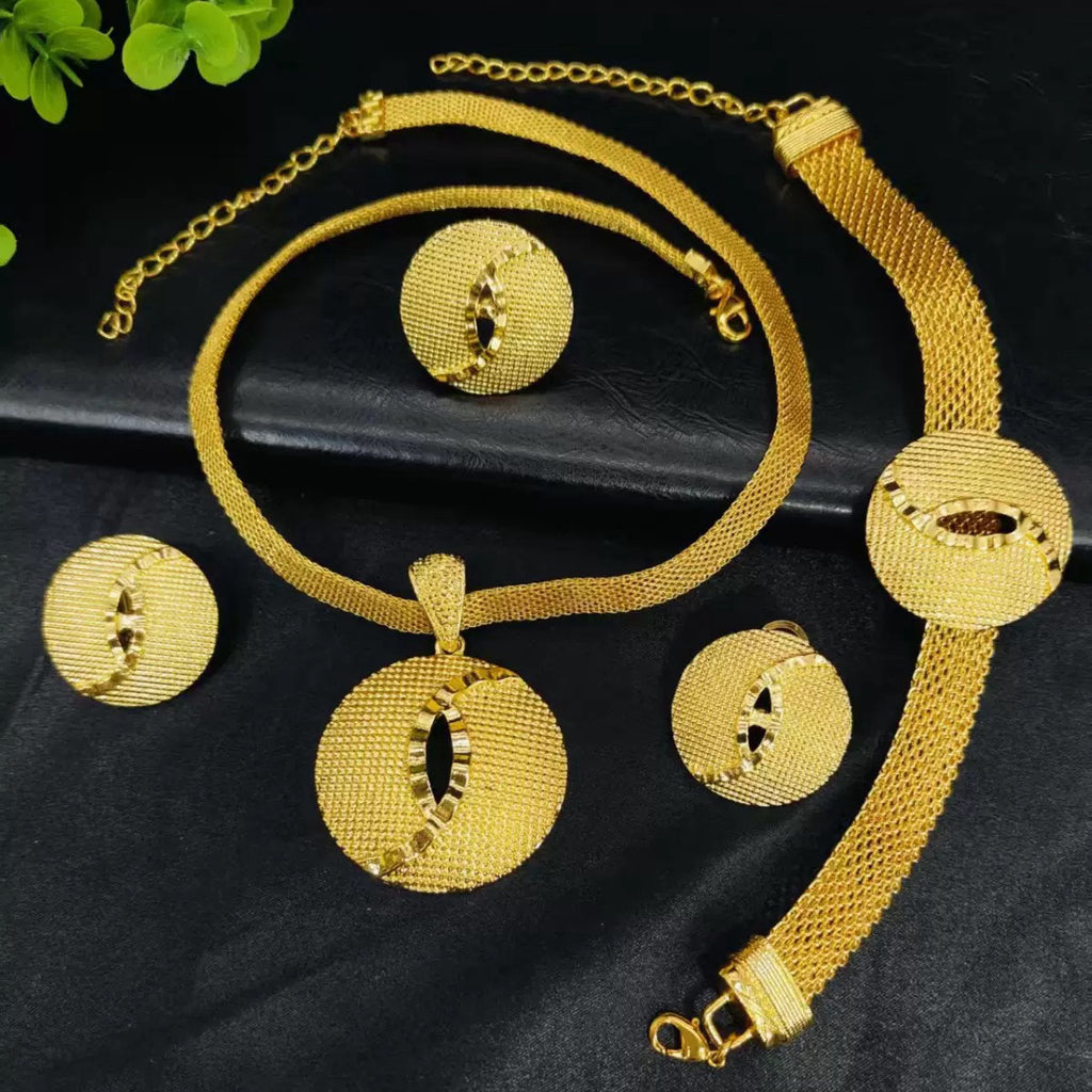 Fancy Jewellery for Ladies Fashion Necklaces for Women High Quality
Glod Plated Jewelry Set