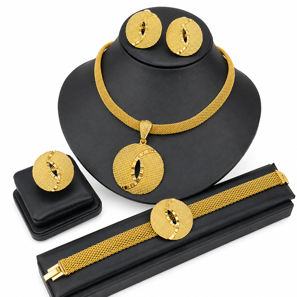 Fancy Jewellery for Ladies Fashion Necklaces for Women High Quality
Glod Plated Jewelry Set