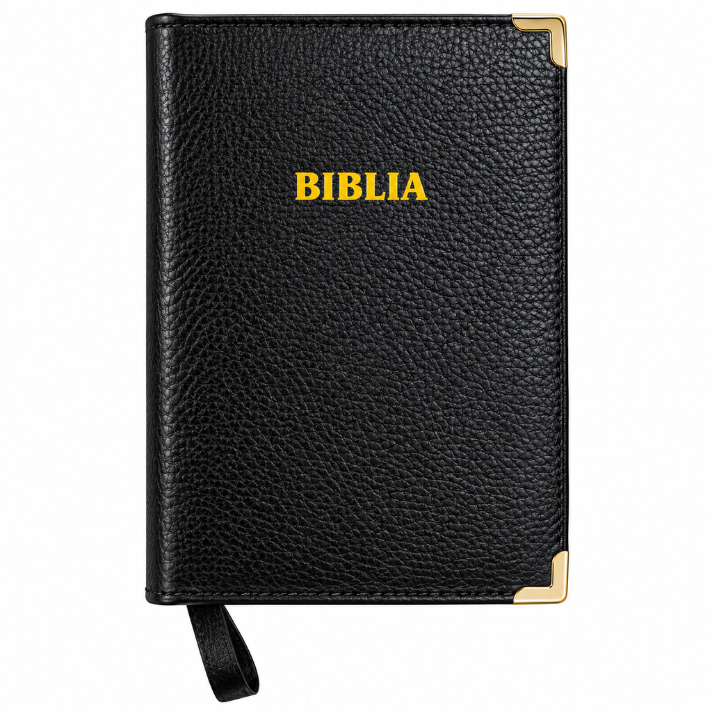 Biblia Takatifu Ya Kiswahili & Black Leather Cover