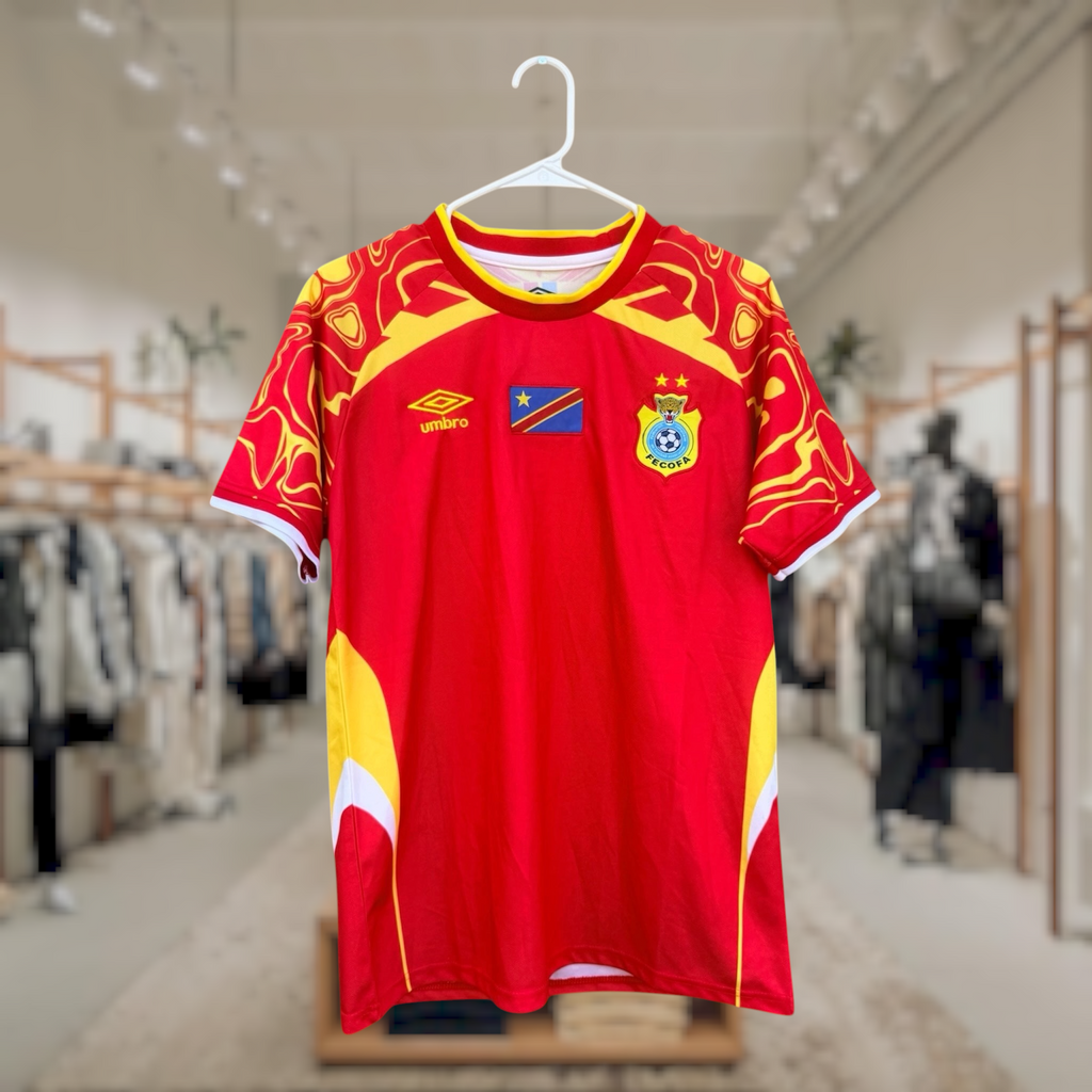DR Congo Jersey Red Fan Version